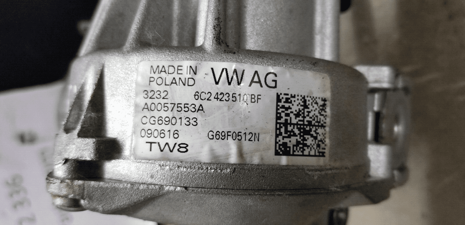 2016 Skoda Rapid 1.6L Diesel Power Steering Column |O - Image 5