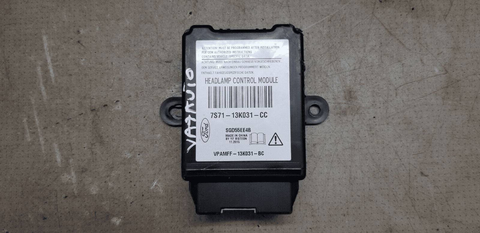 Ford Kuga Mk2 Headlight Control Module 7S71-13K031-CC 2016 |O