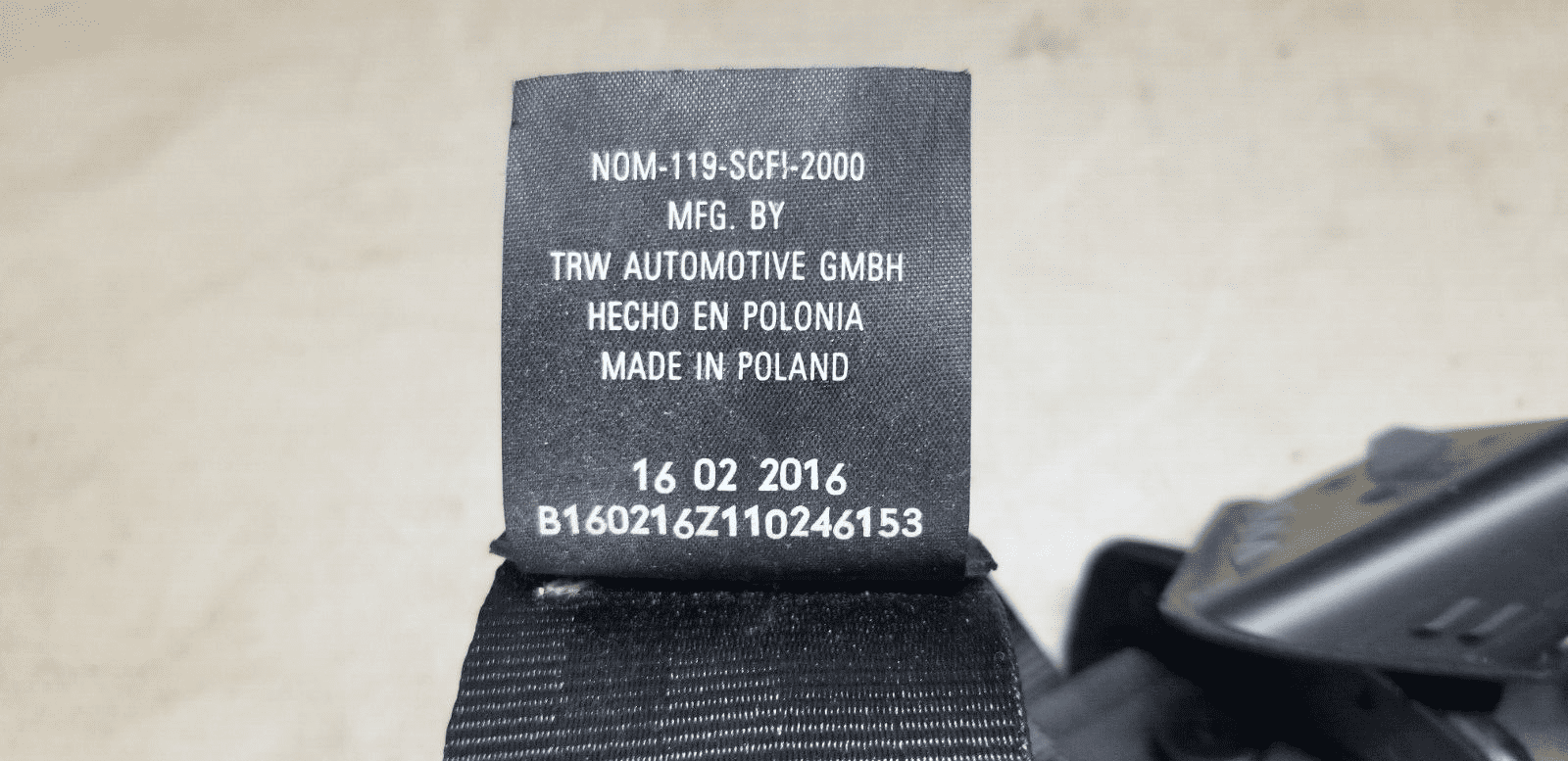 Ford Kuga Mk2 Rear Right Seat BELT CV44-611B68-AH3JA6 12-16 - Image 6