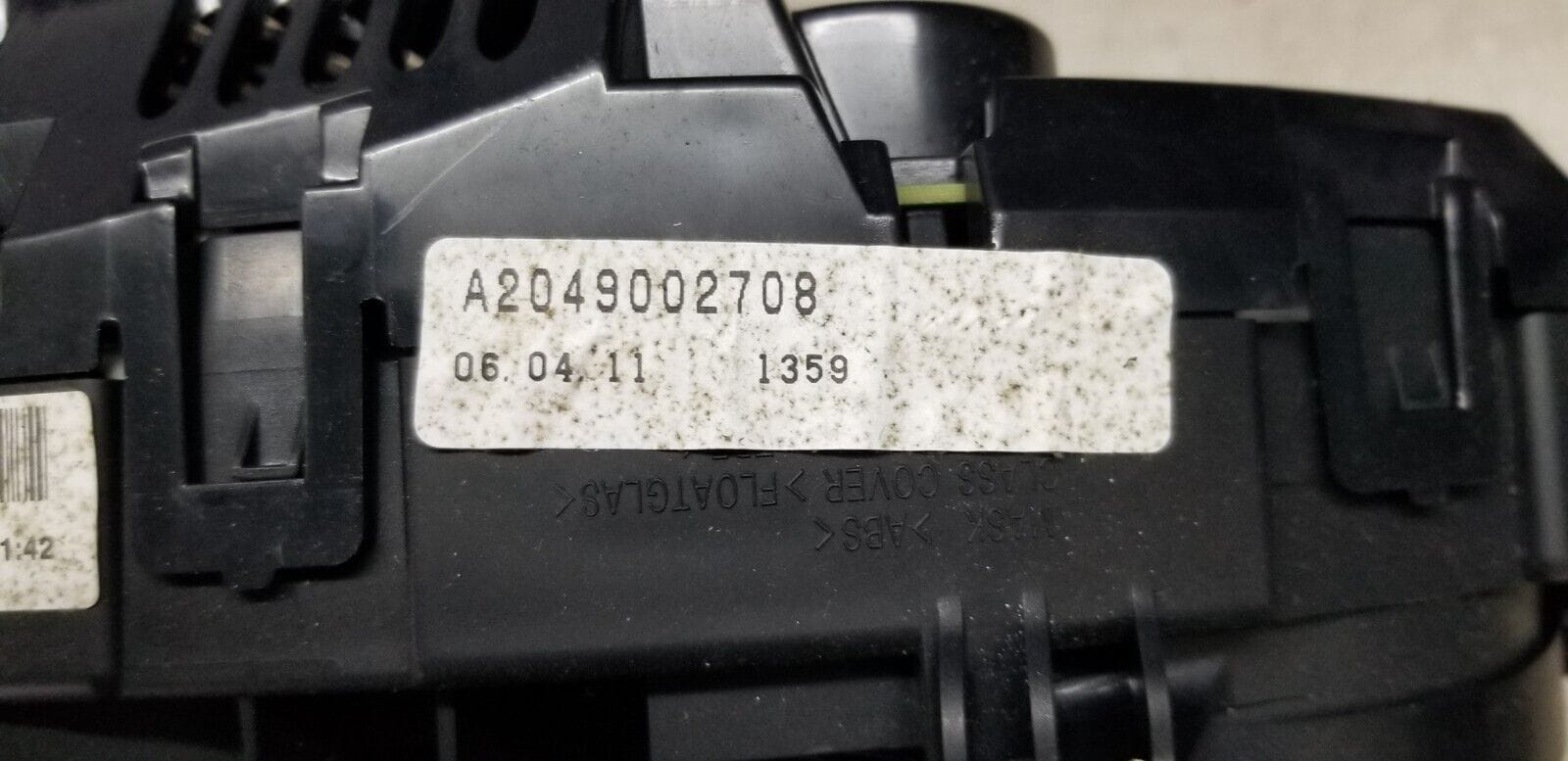 MERCEDES BENZ C CLASS 2007-2015 SPEEDOMETER/INSTRUMENT CLUSTER A2049002708 - Image 6