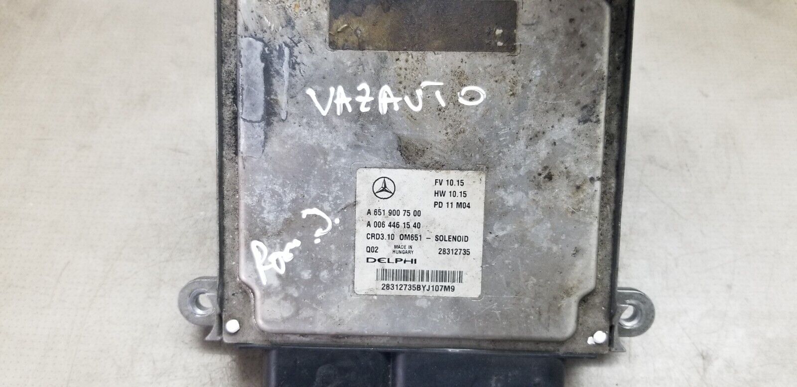 Mercedes-Benz C Class W204 2012 2.1 Diesel Engine Control Module ECU A6519007500 - Image 3
