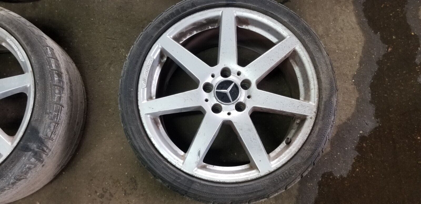 MERCEDES BENZ E CLASS ALLOY WHEEL SET FRONT REAR A2044019802/A2044019902 - Image 5
