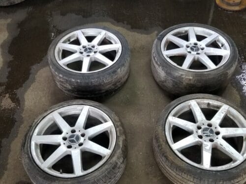 MERCEDES BENZ E CLASS ALLOY WHEEL SET FRONT REAR A2044019802/A2044019902