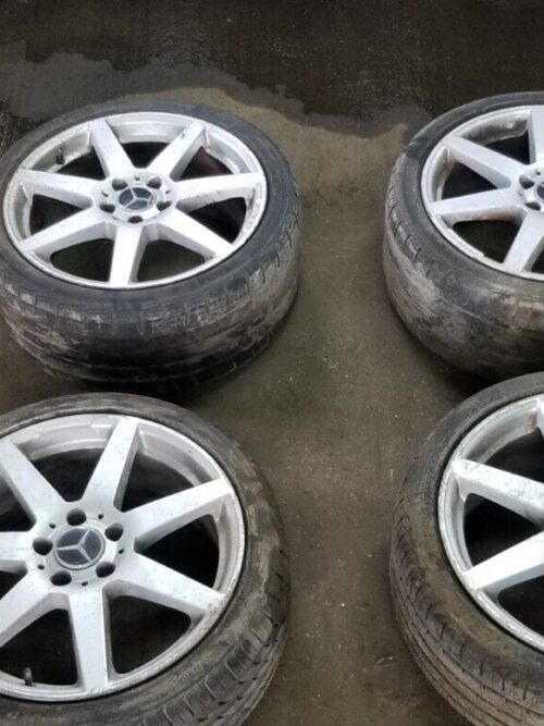 MERCEDES BENZ E CLASS ALLOY WHEEL SET FRONT REAR A2044019802/A2044019902