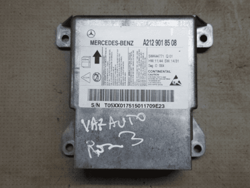 MERCEDES-BENZ E-CLASS W212 AIRBAG CONTROL UNIT A2129018508