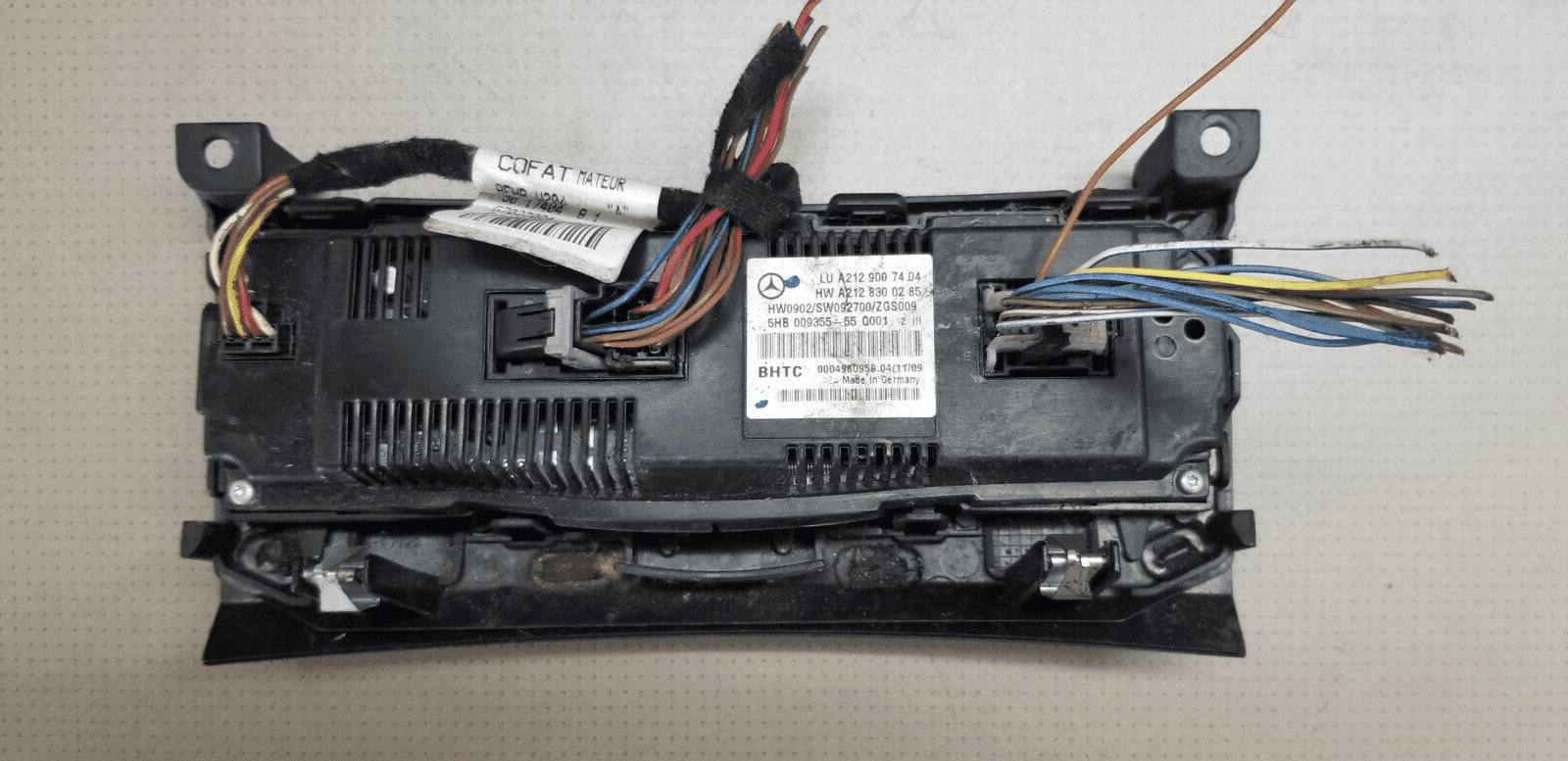 MERCEDES BENZ E Class W212 Heater Climate Control Unit 2129007404 - Image 3