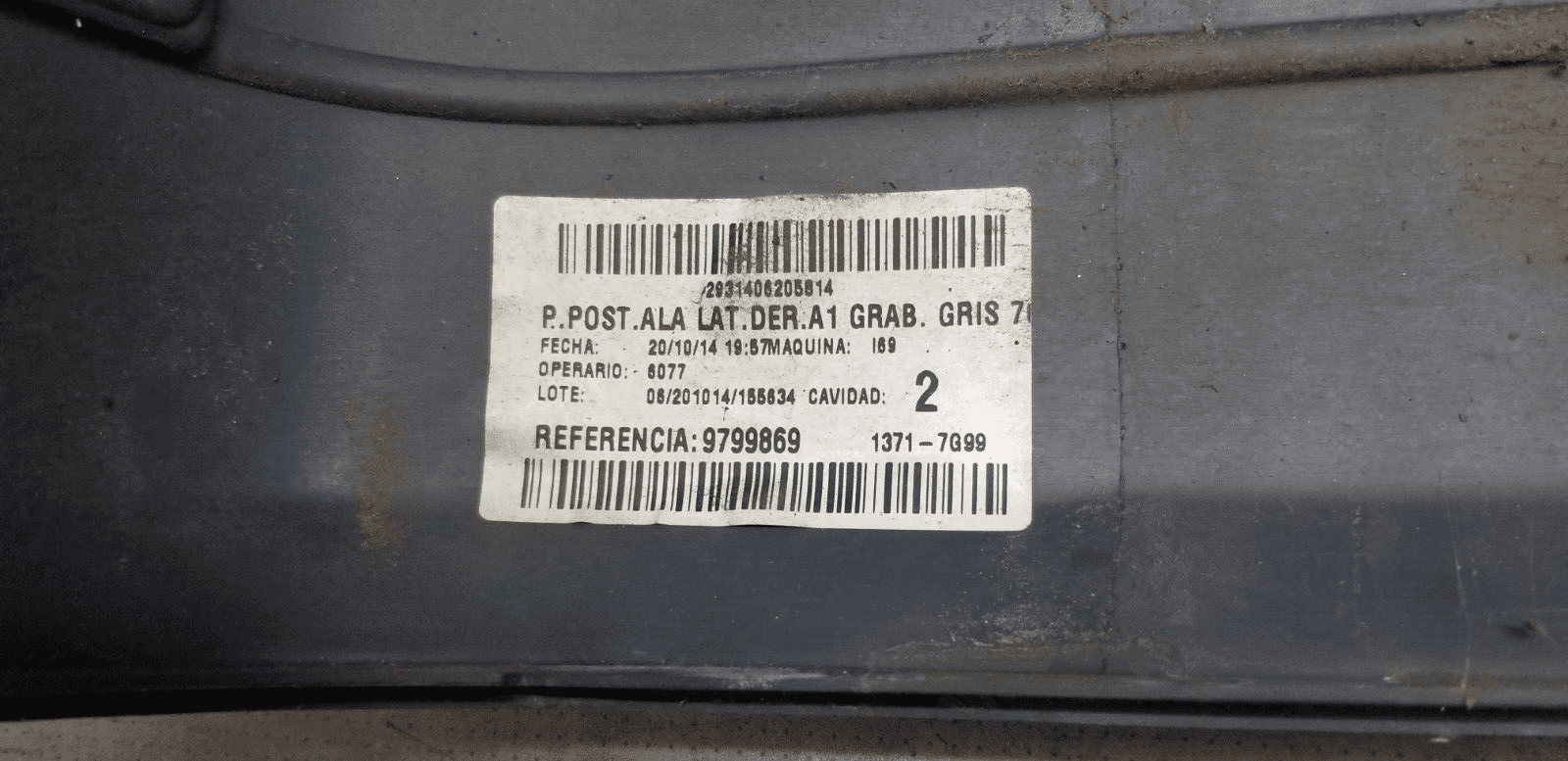 Mercedes Benz W Vito W639/ Mercedes Benz W639 Vito Rear Bumper Corner Right Side A6398801371 - Image 6