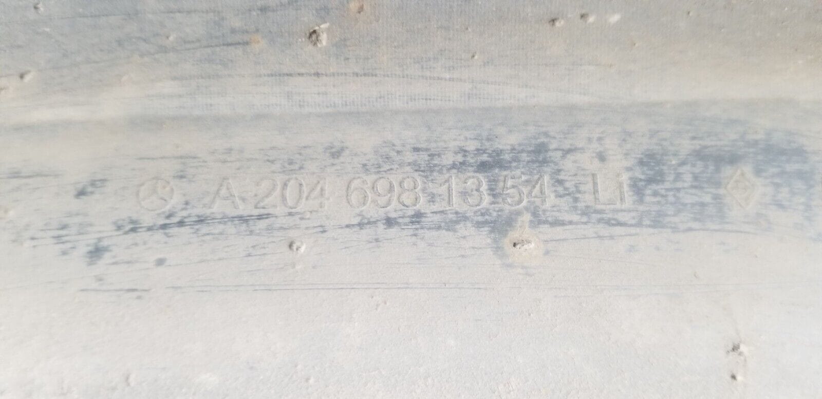 MERCEDES C CLASS SILL SIDE SKIRT LEFT 197 BLACK A2046981354 W204 2009 - 2015 - Image 4