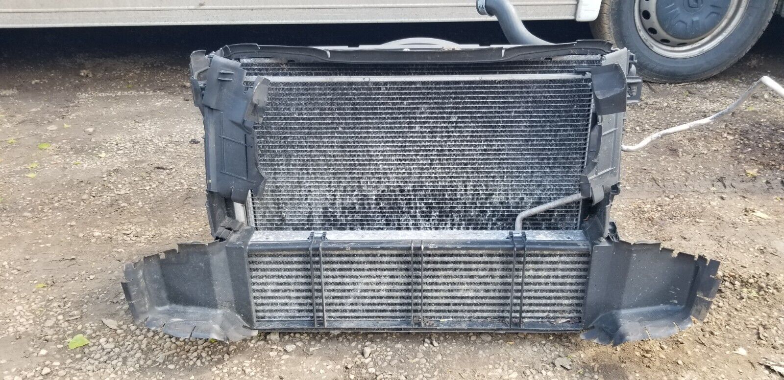 Mercedes Benz C E Class W204 W212 2.1 CDI Radiator Pack AC Condenser |O - Image 3