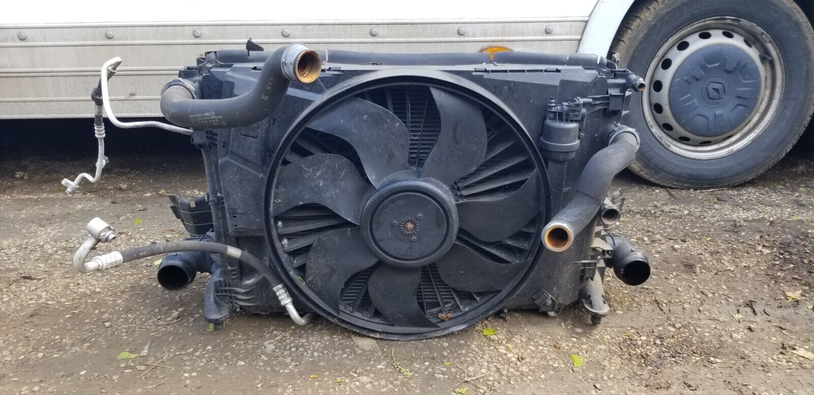 Mercedes Benz C E Class W204 W212 2.1 CDI Radiator Pack AC Condenser |O