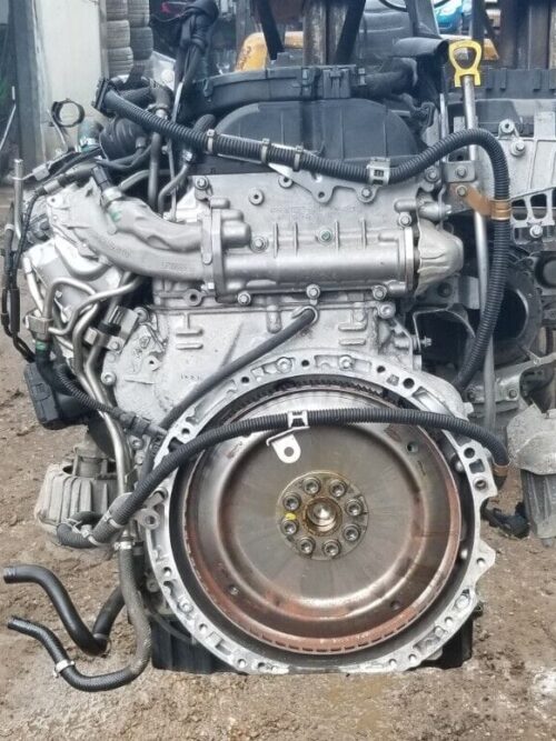 Rear view of Mercedes 2.1L Diesel Engine OM651