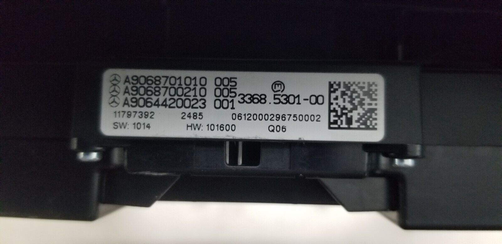 MERCEDES SPRINTER Hazard Light Switch Panel 2014 Diesel A9068701010 - Image 5