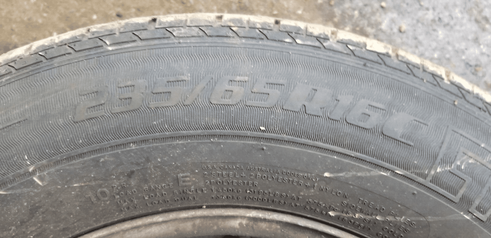Mercedes Benz Sprinter W906 2015 Steel Wheel 235/65R16C A0014014802 |O - Image 4