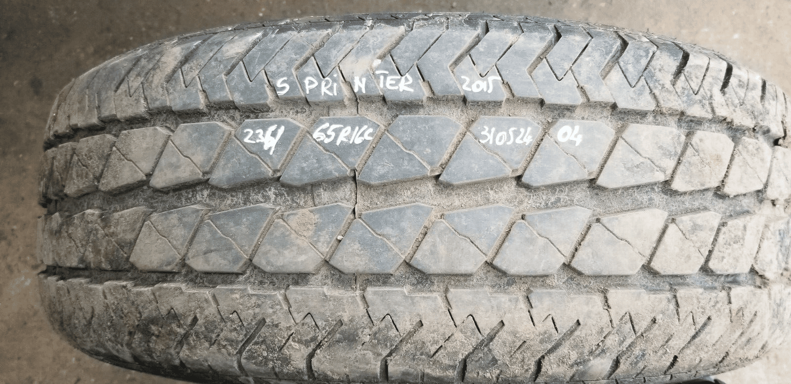 Mercedes Benz Sprinter W906 2015 Steel Wheel 235/65R16C A0014014802 |O - Image 6