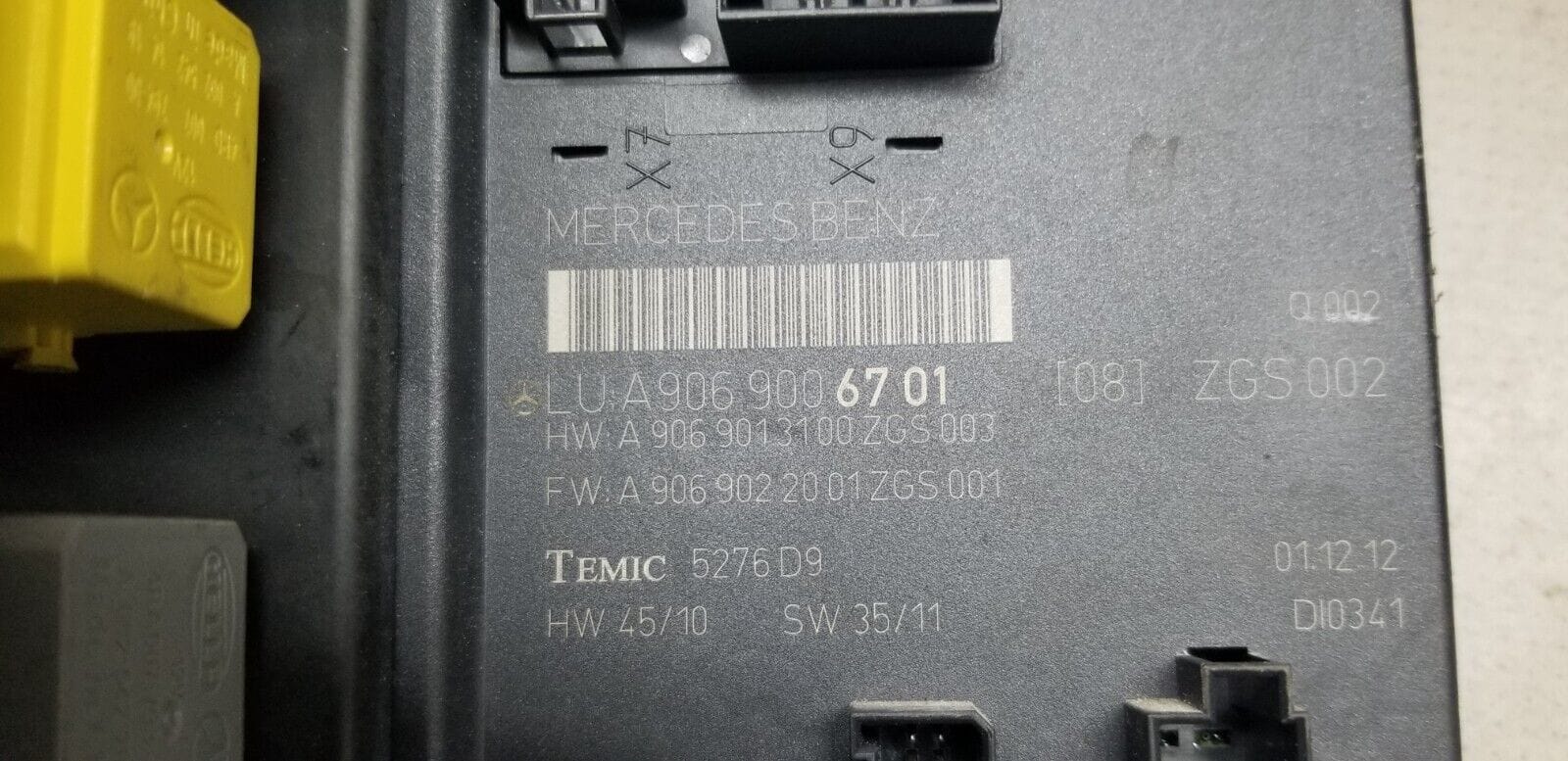 Mercedes Sprinter W906 2.1 CDI ECU KIT A6519000601/ A6519019400 - Image 11