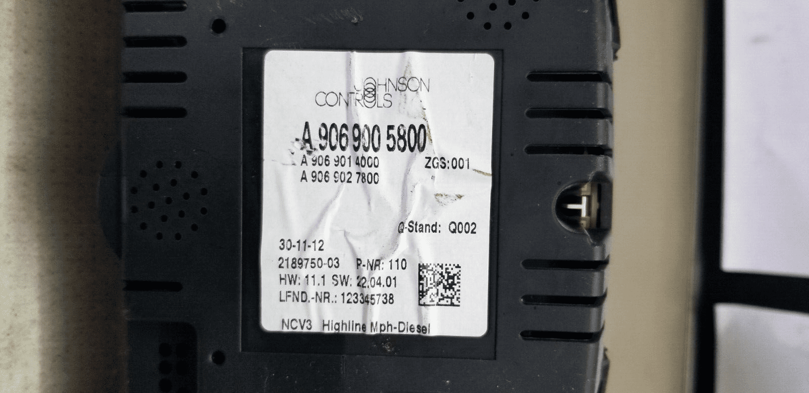 Mercedes Sprinter W906 2.1 CDI ECU KIT A6519000601/ A6519019400 - Image 14