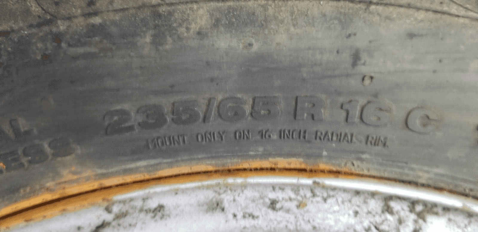 MERCEDES SPRINTER W906 / VW CRAFTER SET OF 4 STEEL WHEEL WITH TYRE 235/65R16C - Image 12