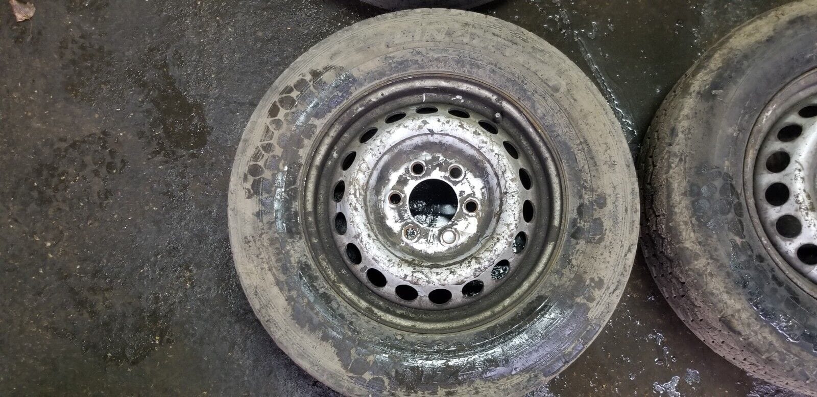 MERCEDES SPRINTER W906 / VW CRAFTER SET OF 4 STEEL WHEEL WITH TYRE 235/65R16C - Image 3