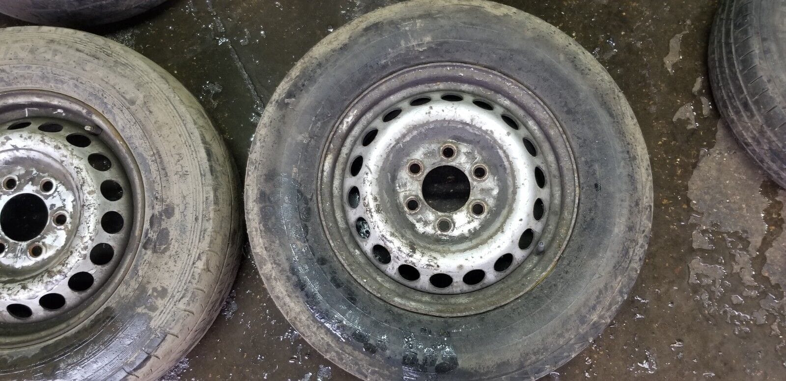 MERCEDES SPRINTER W906 / VW CRAFTER SET OF 4 STEEL WHEEL WITH TYRE 235/65R16C - Image 4