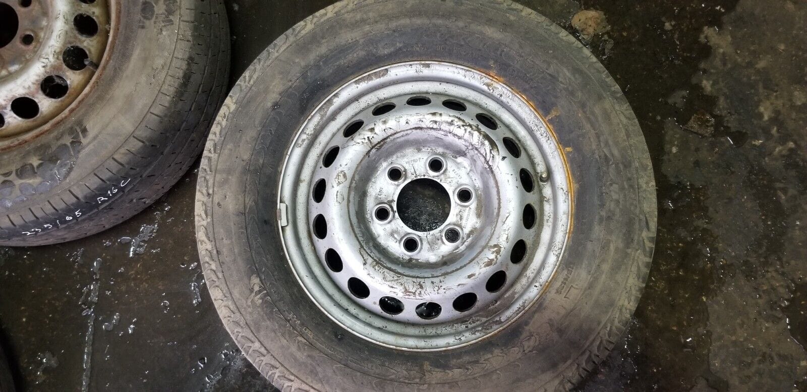 MERCEDES SPRINTER W906 / VW CRAFTER SET OF 4 STEEL WHEEL WITH TYRE 235/65R16C - Image 5