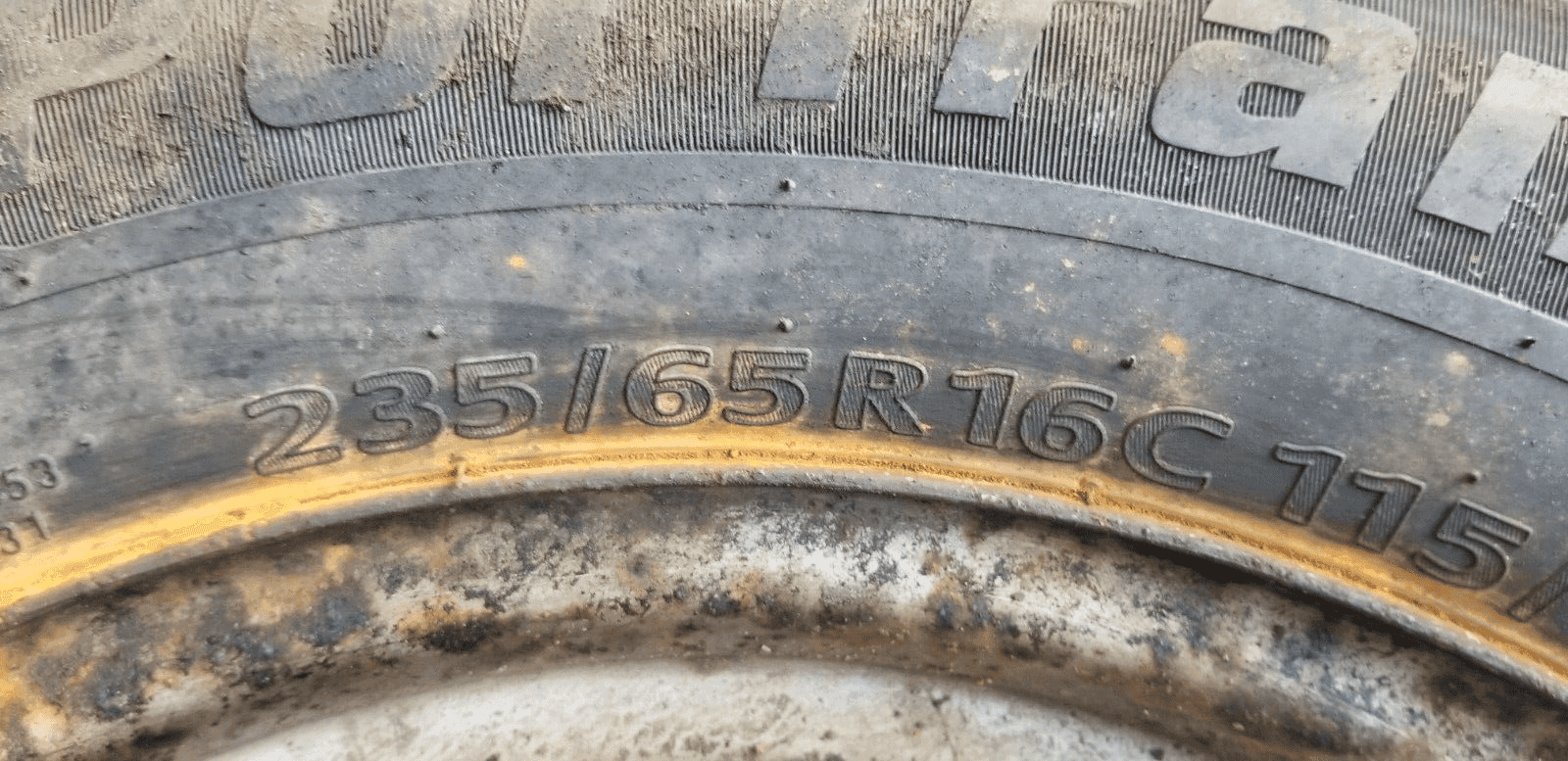 Mercedes Benz Sprinter/VW Crafter Steel Wheel and Tyre 235/65R16C |O - Image 7