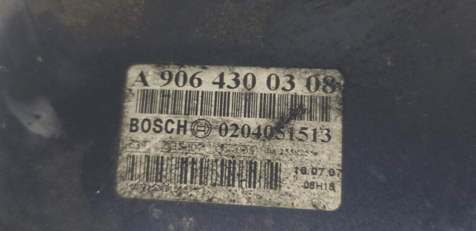 Mercedes-Benz Sprinter W906 Brake Booster Servo Master Cylinder A9064300308 - Image 4