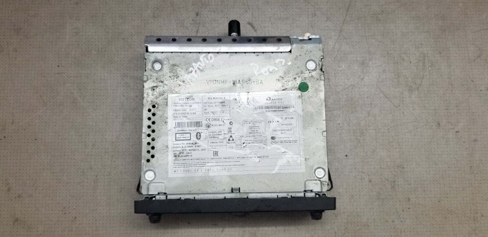 Radio Stereo Unit 281155360R Nissan NV400 Vauxhall Movano Master MK3 2011 - 2018 - Image 3