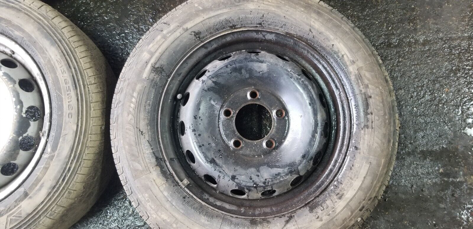 RENAULT MASTER STEEL WHEEL & TYRE - 215/65 R16C/ Price is for 1 wheel - Image 5