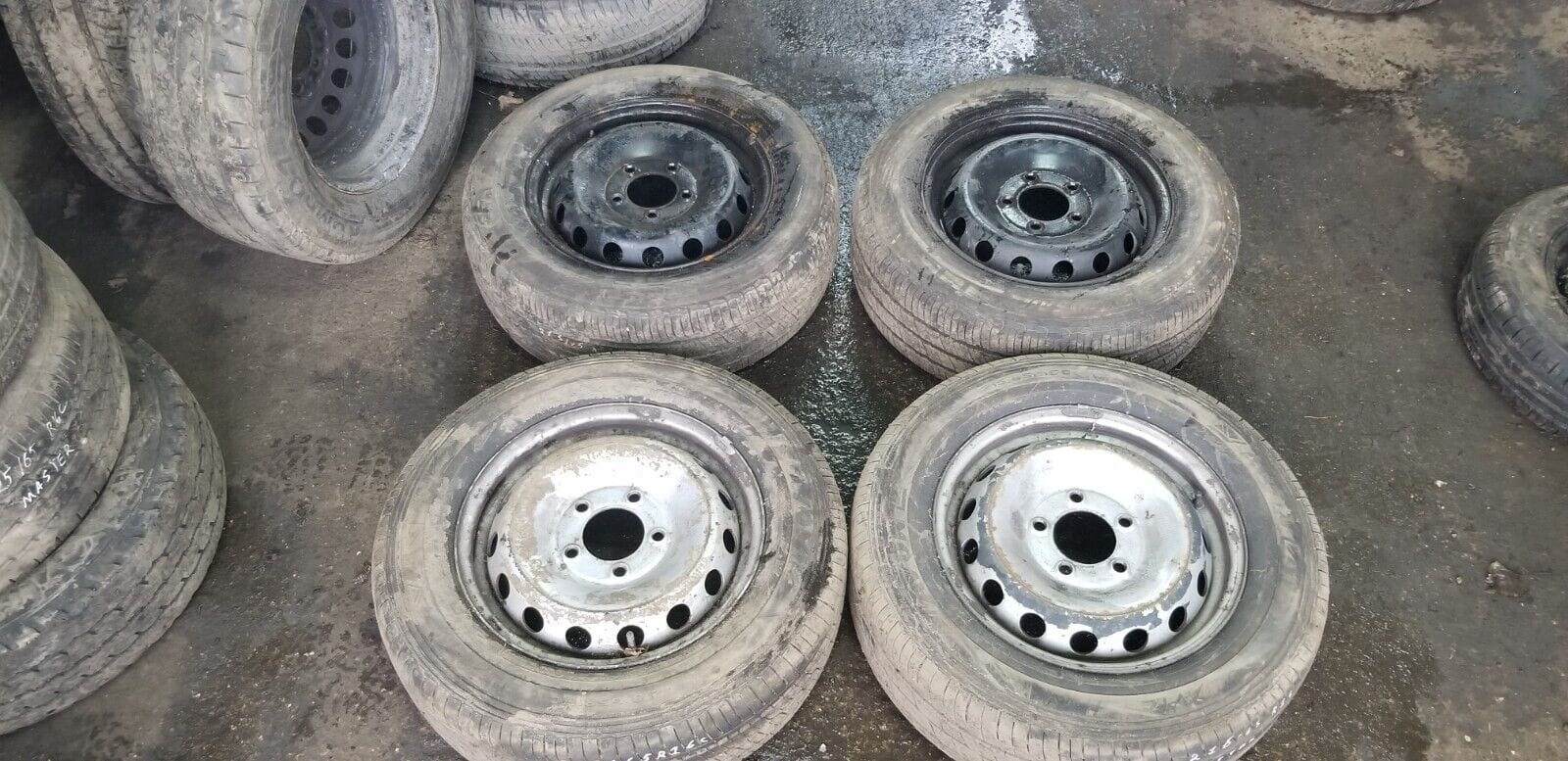 RENAULT MASTER STEEL WHEEL & TYRE - 215/65 R16C/ Price is for 1 wheel