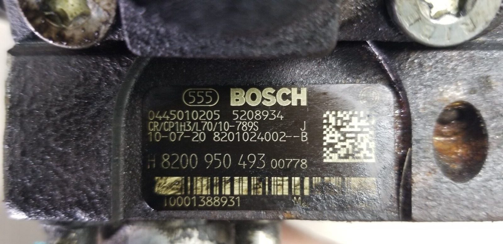 Original Renault Trafic High Pressure Fuel Pump 8200950493