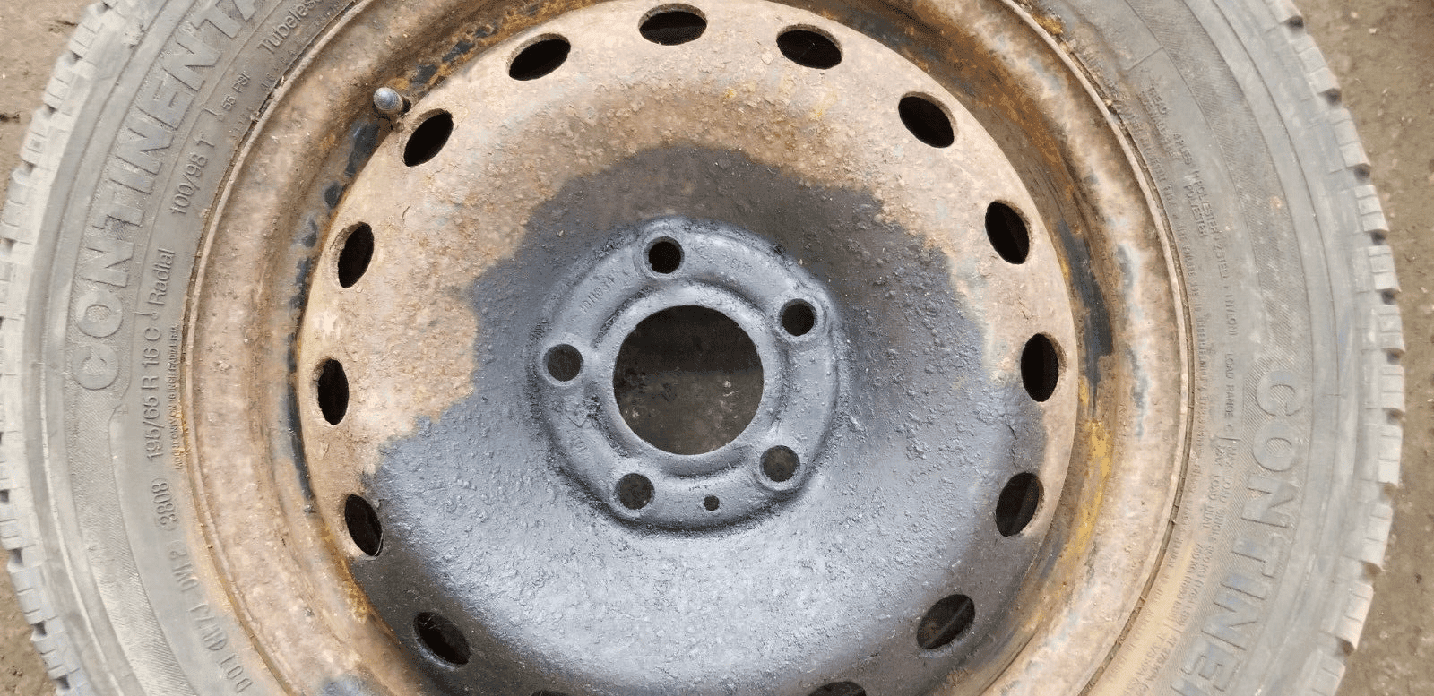 Renault Trafic Vivaro Steel Wheel And Tyre 195/65R16C - Image 4