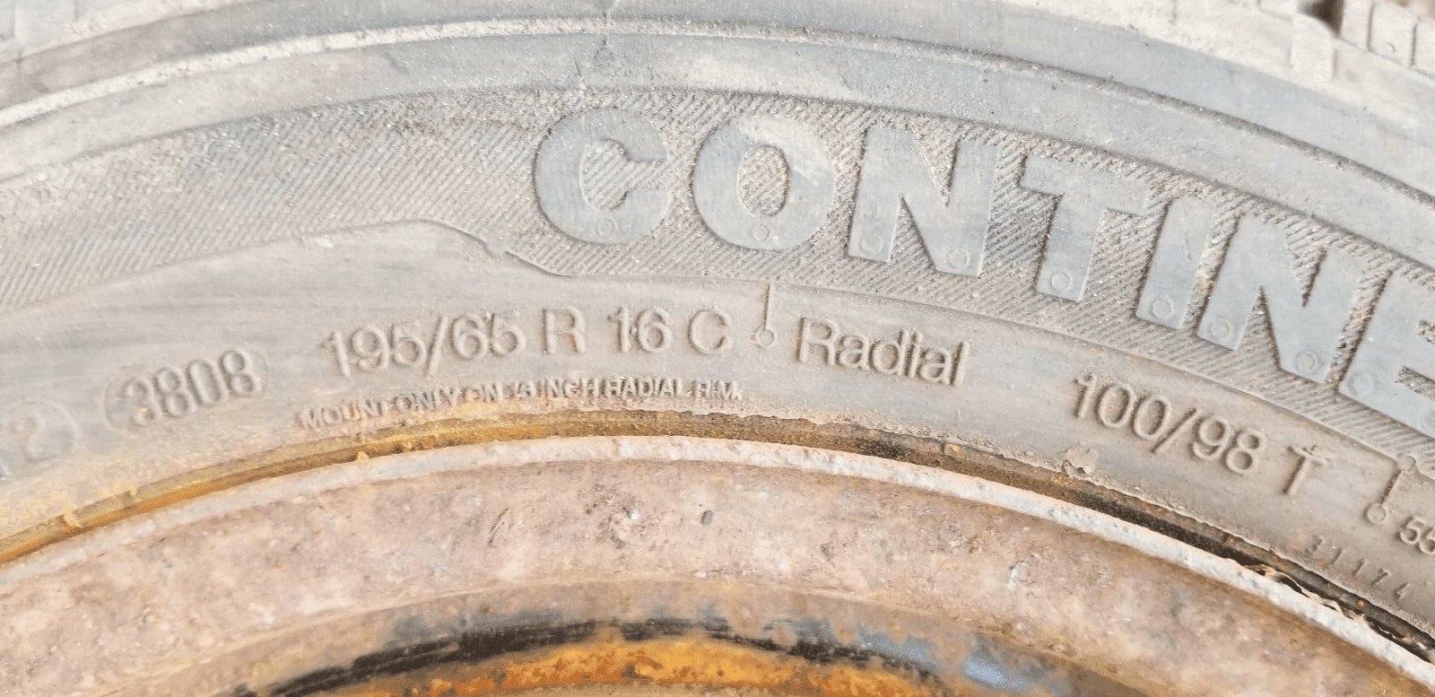 Renault Trafic Vivaro Steel Wheel And Tyre 195/65R16C - Image 5