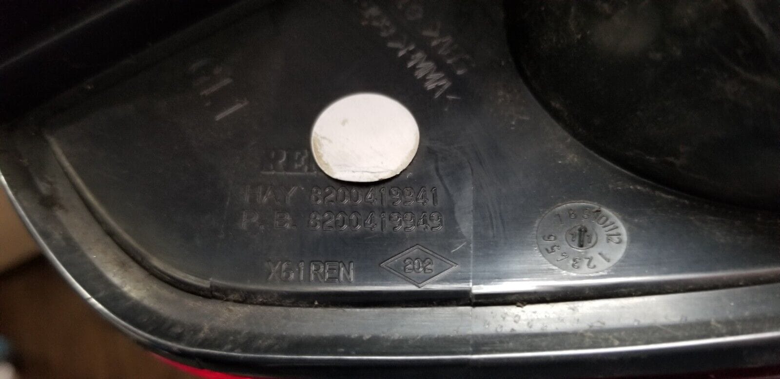 Renault Kangoo Tail Light Rear NS Left Passenger Side 8200419941 - Image 8