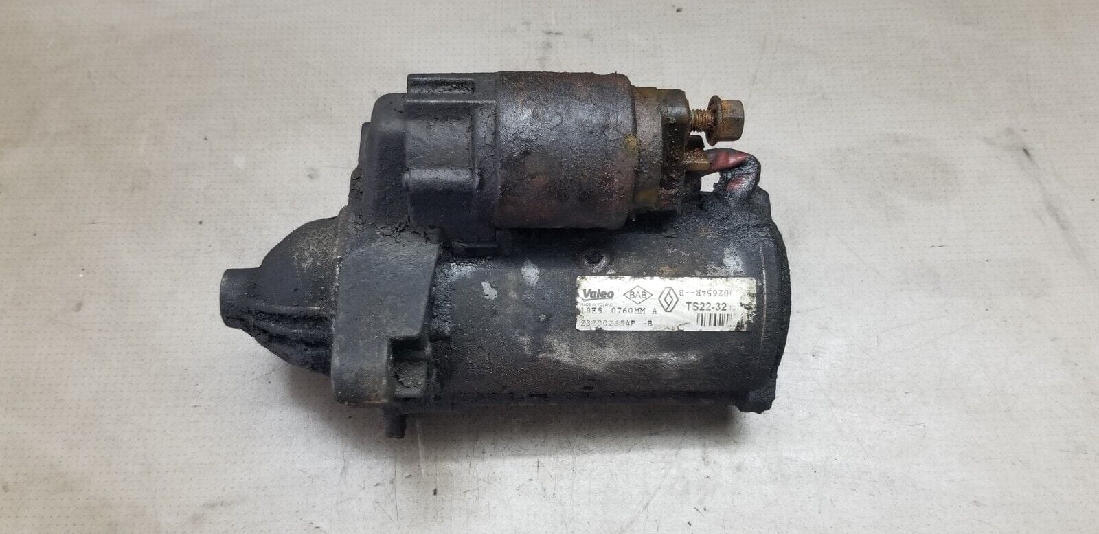 2015 Renault Master 2.3 Diesel Starter Motor - Front View