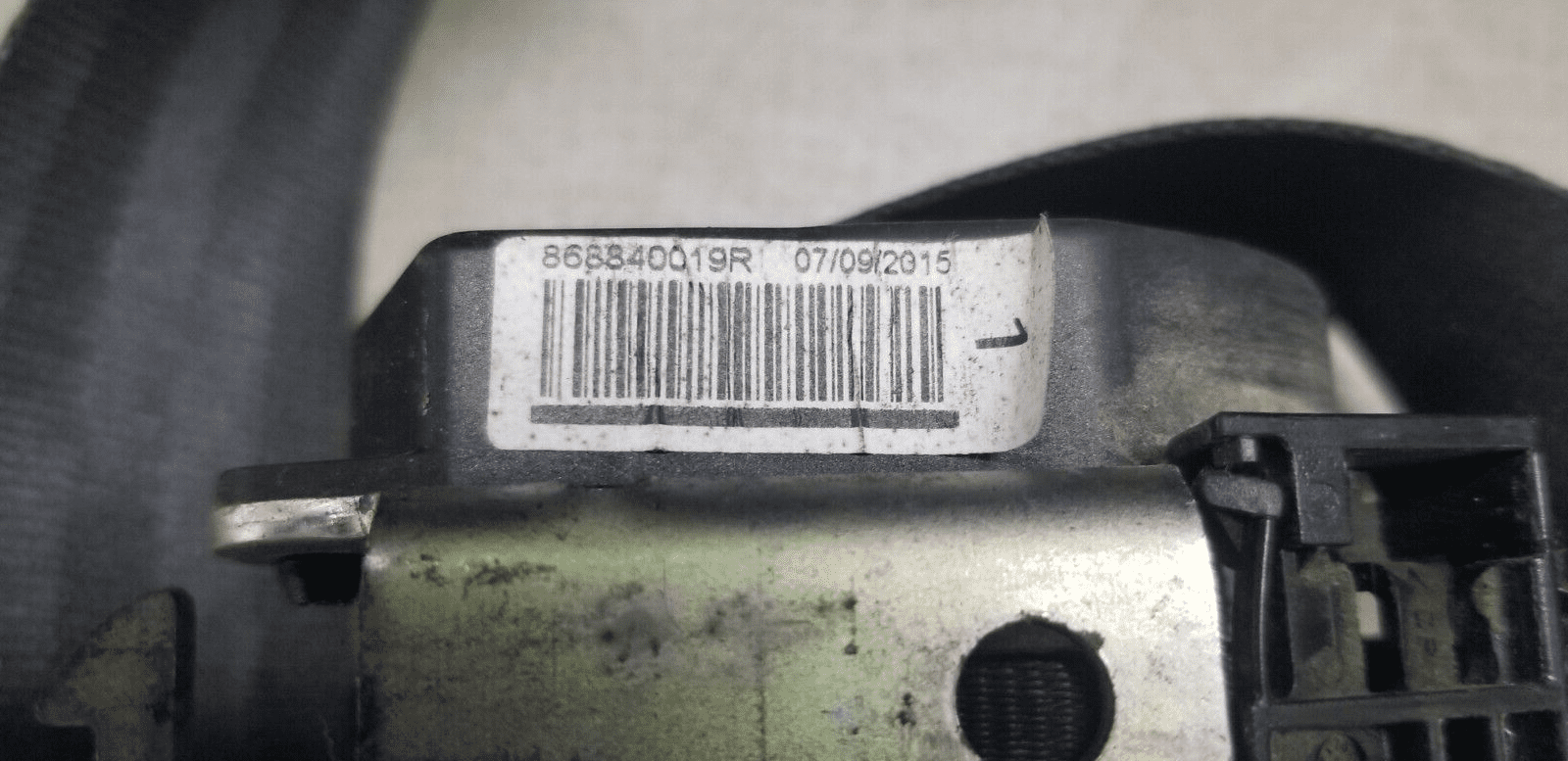 Renault Master Mk3 2010-22 Movano B Passenger Seat Belt 868840019R - Image 4