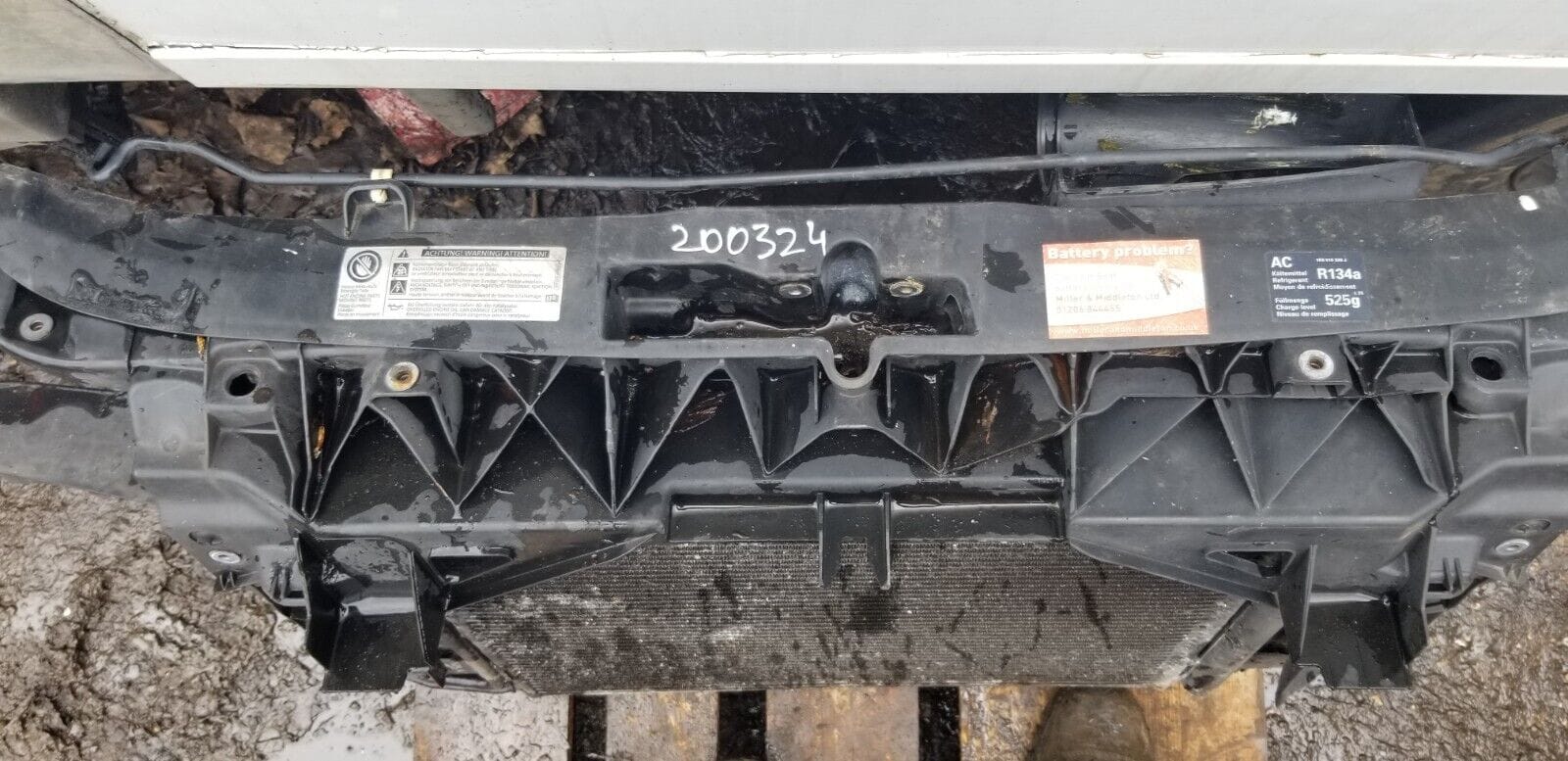 SEAT LEON 1.6 TDI 2011 FRONT RADIATOR PACK 1KO121251DD - Image 3