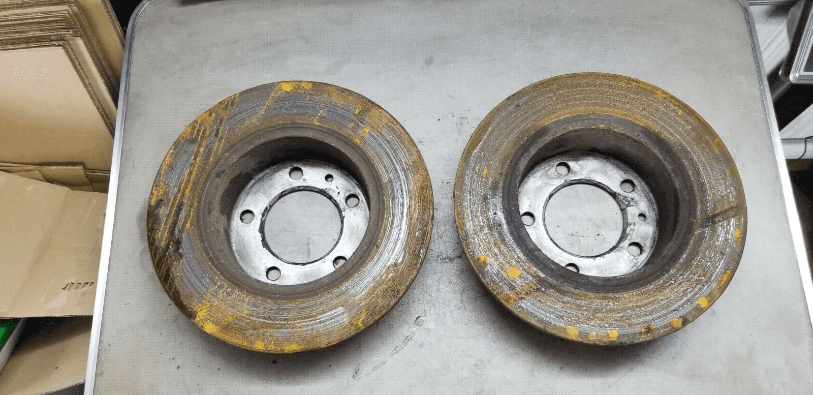 SET X 2 MASTER MOVANO NV400 REAR BRAKE DISCS ROTORS - Image 3