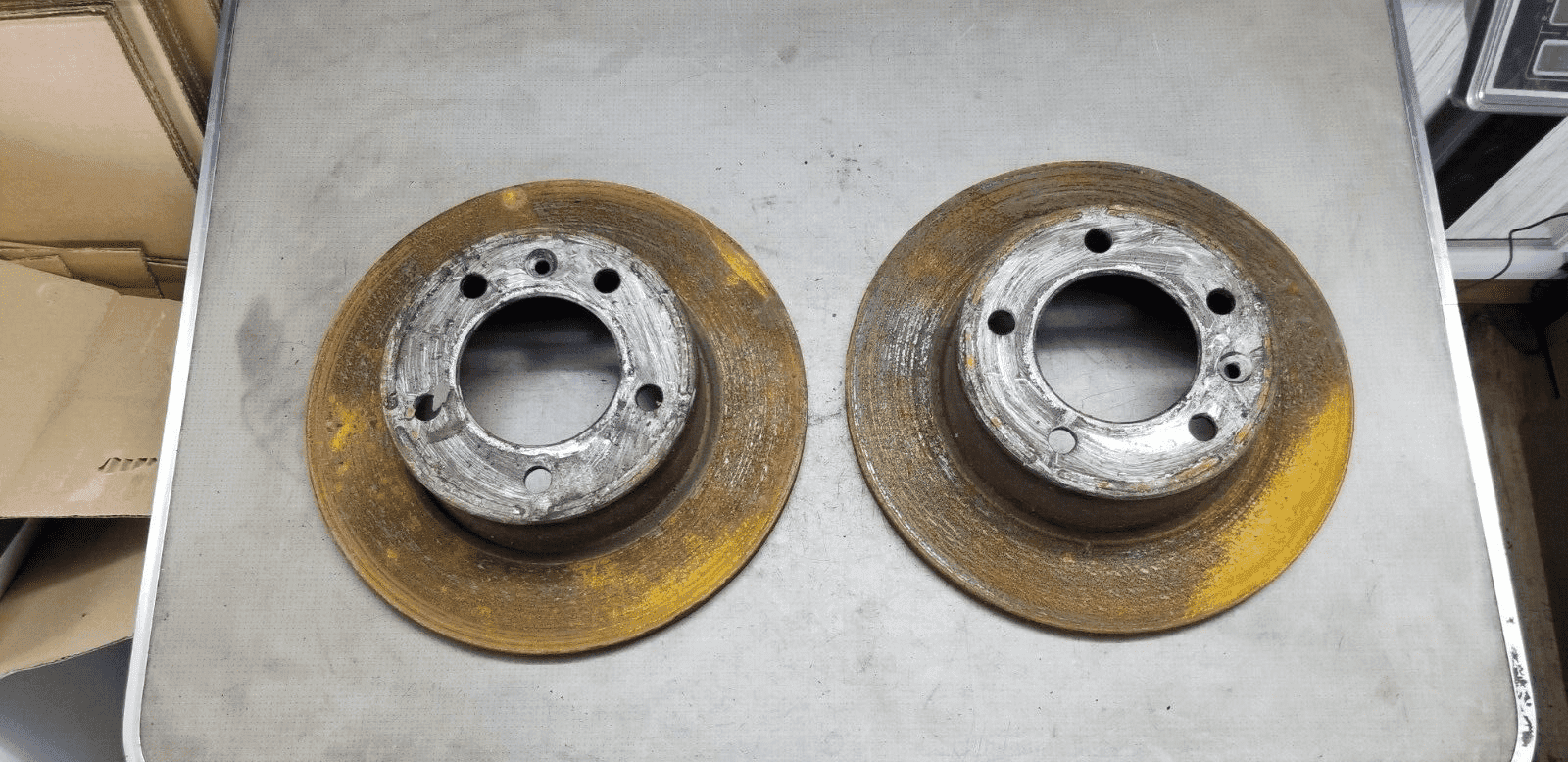 SET X 2 MASTER MOVANO NV400 REAR BRAKE DISCS ROTORS