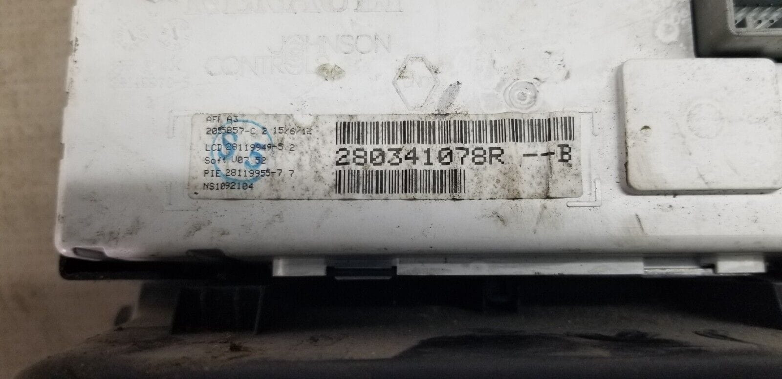 VAUXHALL VIVARO 2014 DASHBOARD DISPLAY CLOCK SCREEN 280341078R - Image 6