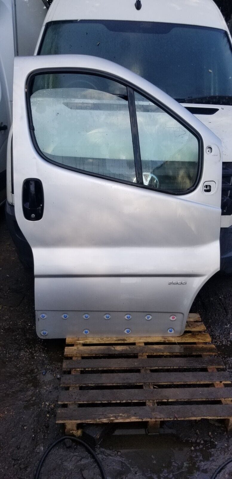 Vauxhall Vivaro Driver Side Door Silver