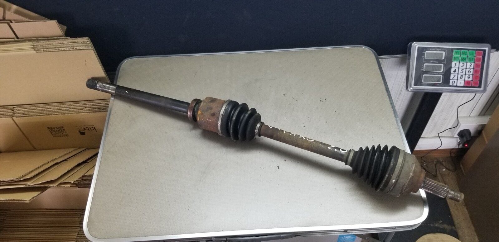 VAUXHALL VIVARO DRIVESHAFT DRIVER SIDE OFFSIDE RH 2014 2.0L DIESEL MANUAL