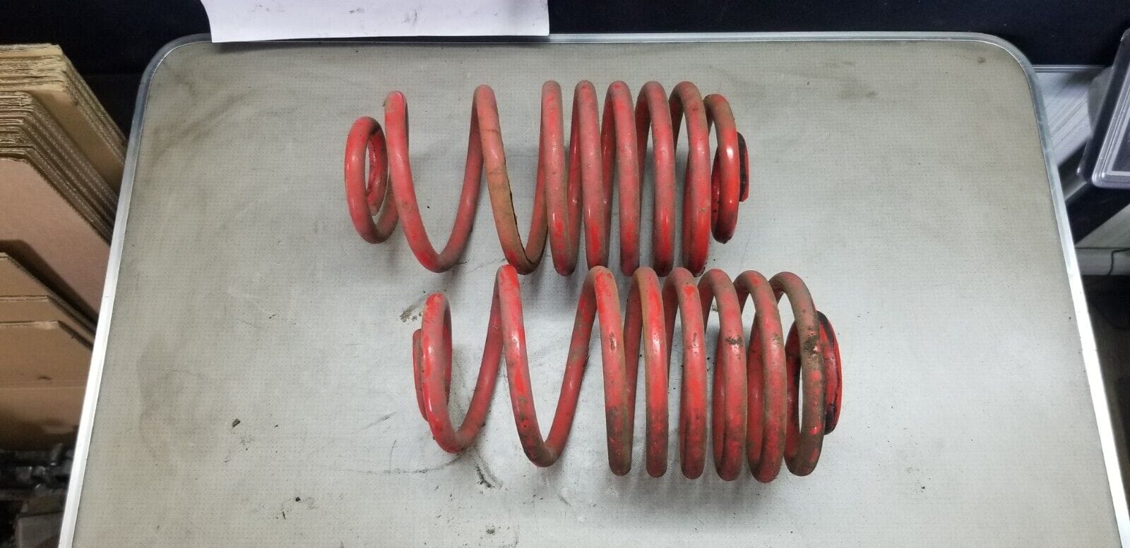 VAUXHALL VIVARO Rear Coil Springs Pair 2015 1.6 Diesel X82