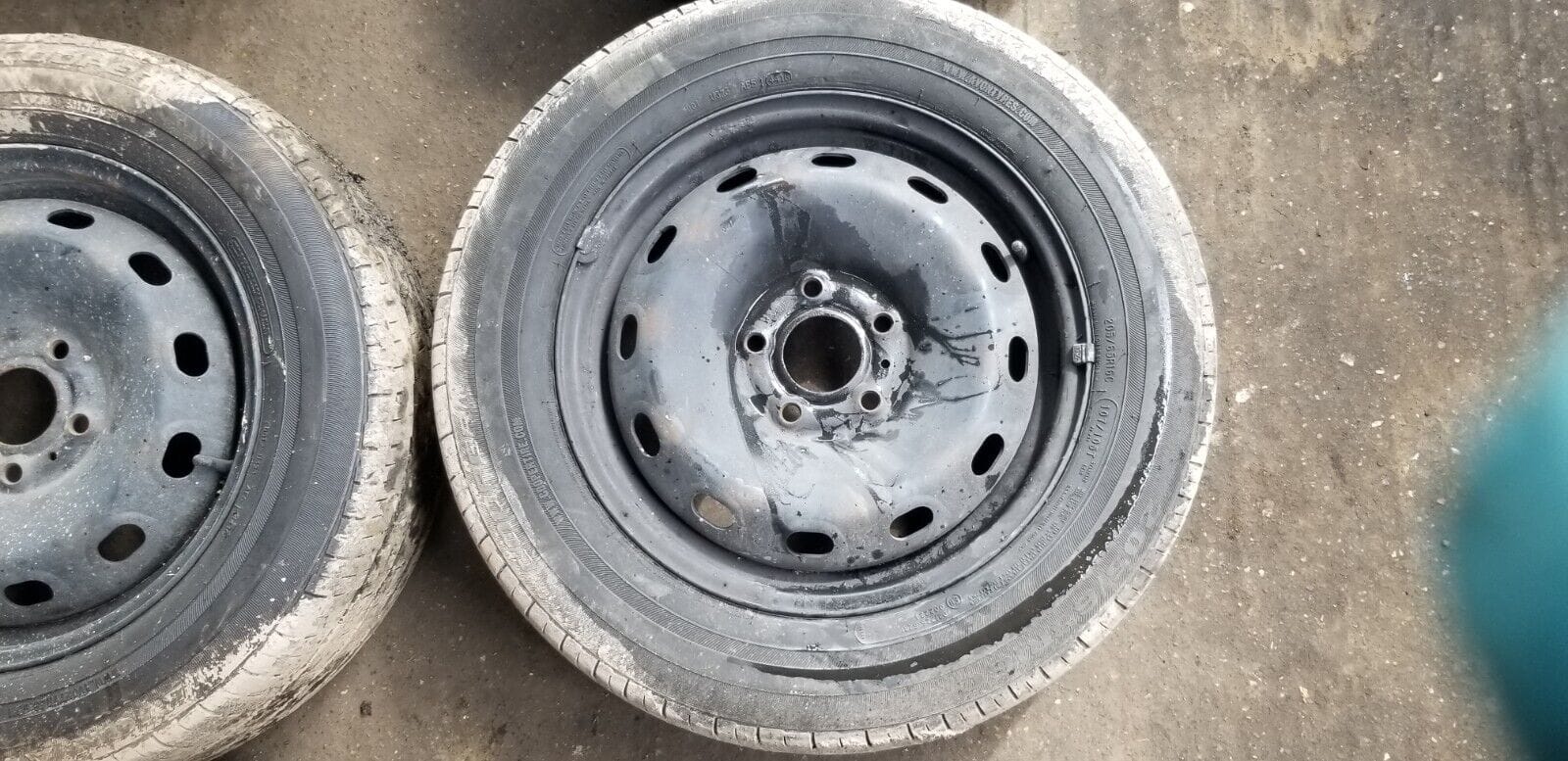 VAUXHALL VIVARO STEEL WHEEL AND TYRE 205/65R16C - Image 3