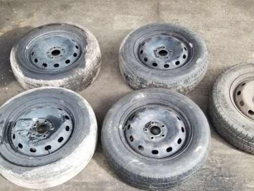 VAUXHALL VIVARO  STEEL WHEEL AND TYRE 205/65R16C