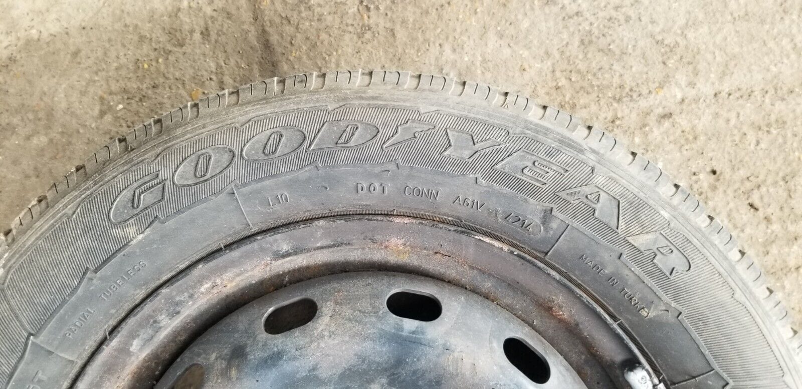 VAUXHALL VIVARO STEEL WHEEL AND TYRE 205/65R16C - Image 8