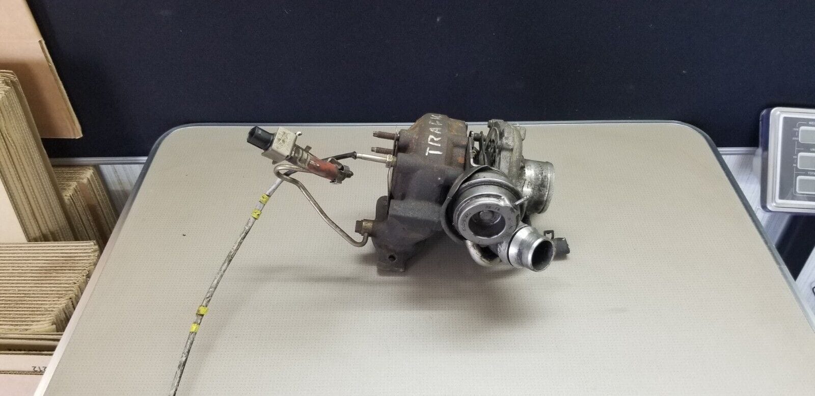 Vivaro Trafic 2.0 DCI turbocharger front view