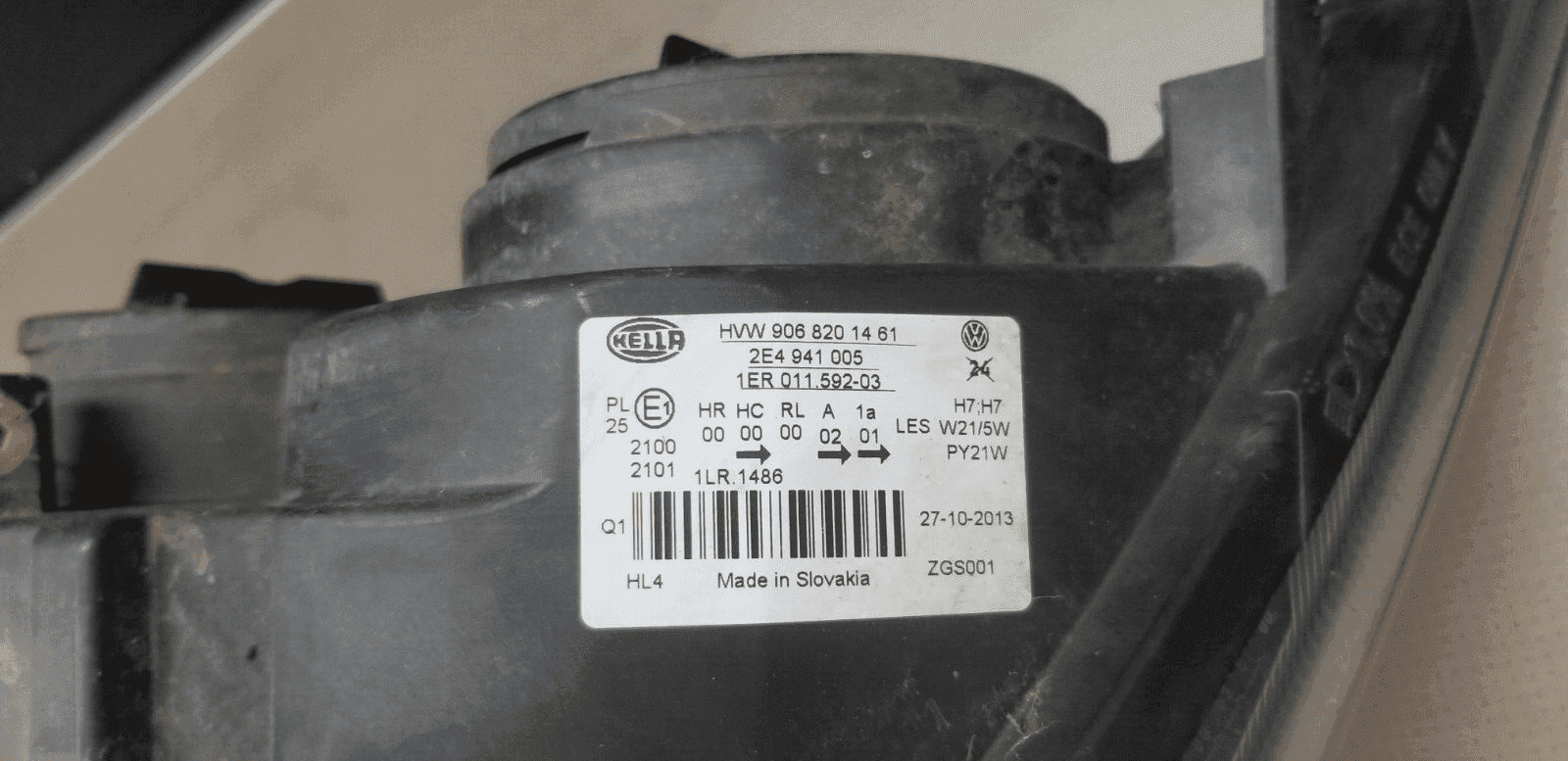 Volkswagen Crafter Headlight Left Hand 2006-2017 HVW 906 820 14 61 |O - Image 4