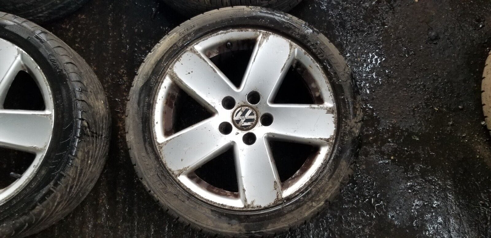 VW Passat B6 Alloy Wheels & Tyres 235 45 17" 3C0601025E - Image 12