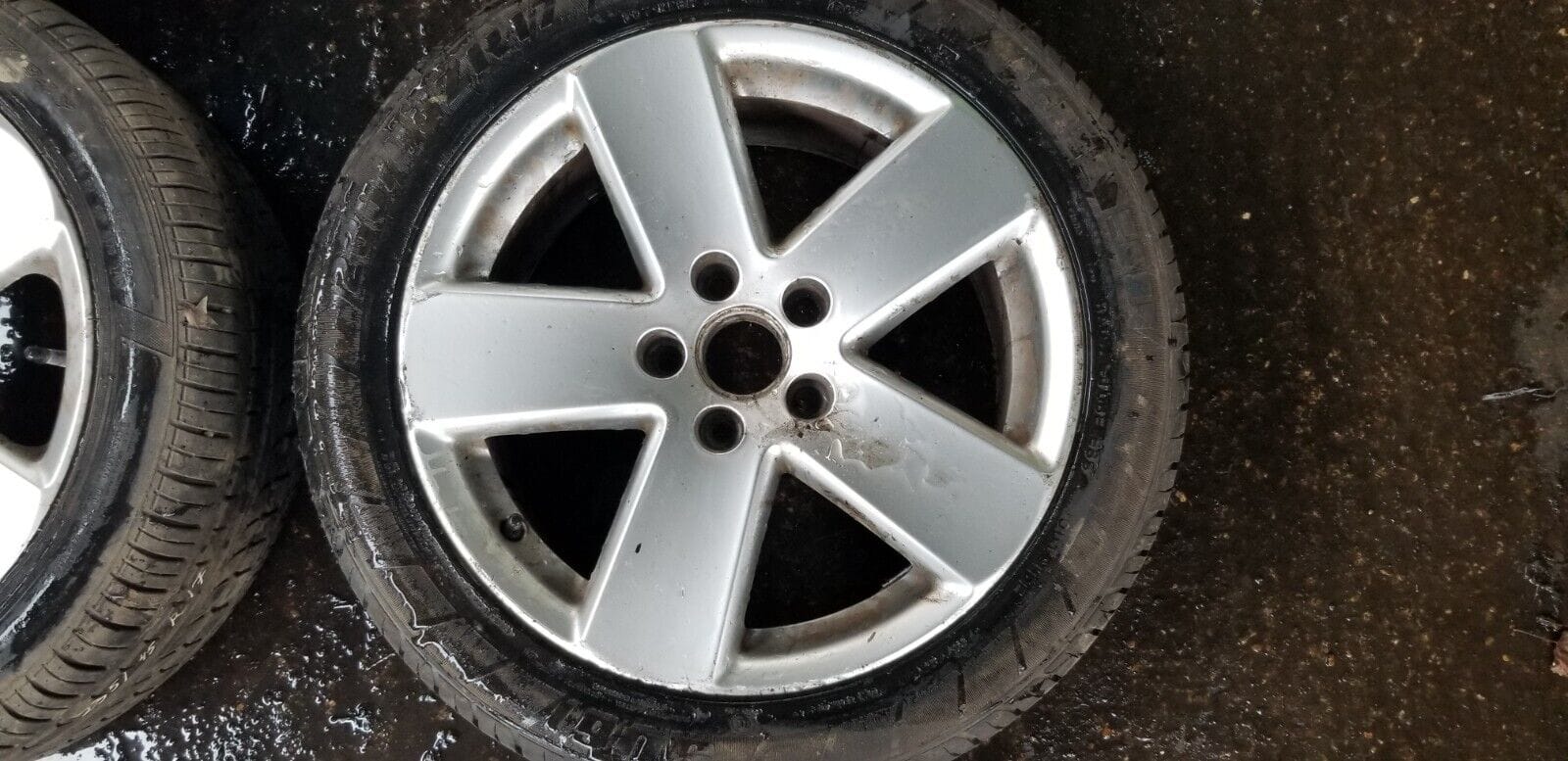 VW Passat B6 Alloy Wheels & Tyres 235 45 17" 3C0601025E - Image 6