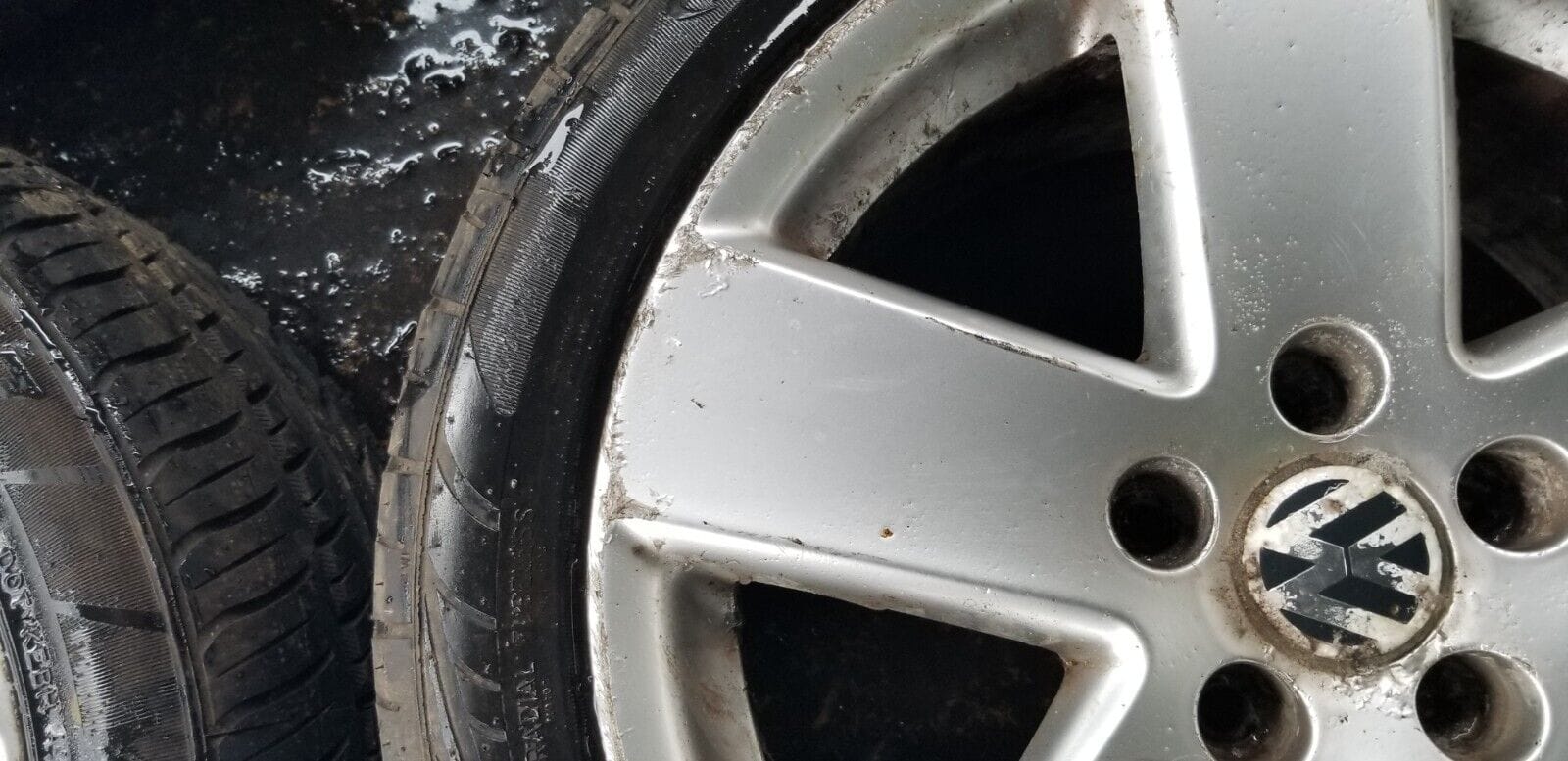 VW Passat B6 Alloy Wheels & Tyres 235 45 17" 3C0601025E - Image 9